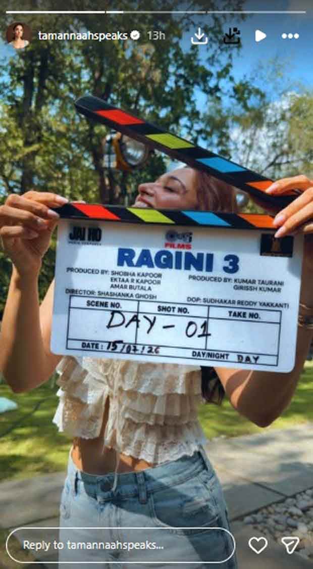 Tamannaah Bhatia Resmi Mulai Syuting Ragini 3