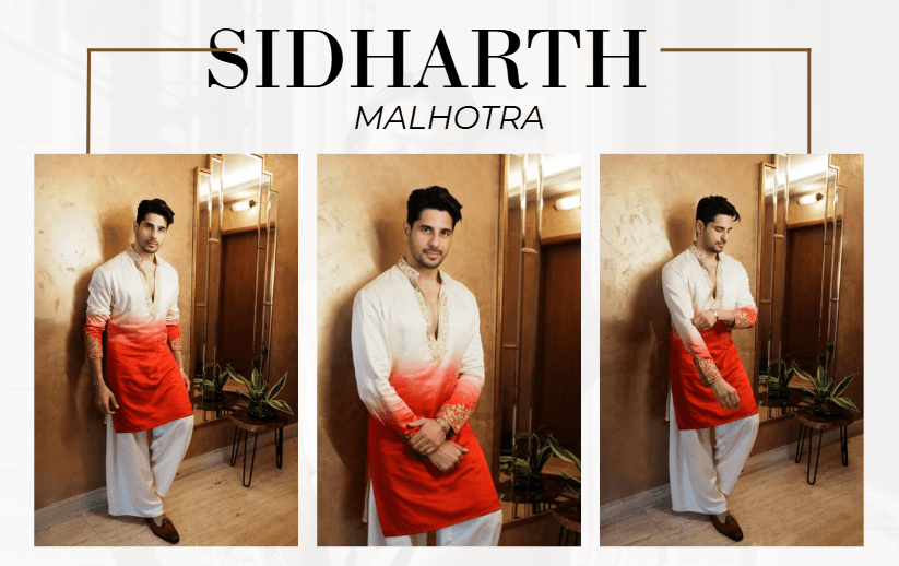 Sambut Dewa Ganesha, Outfit Sidharth Mallhotra Defenisikan India Selatan yang Mewah