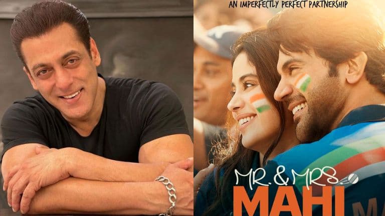 Salman Khan Puji Duet Janhvi Kapoor & Rajkumar Rao Di Mr and Mrs Mahi