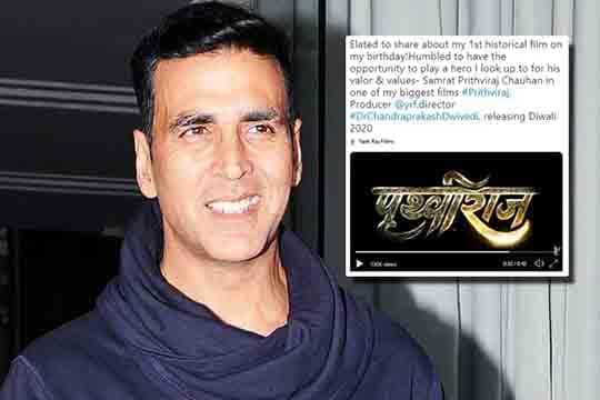Akshay Kumar Umumkan Film Baru di Hari Ulang Tahunnya