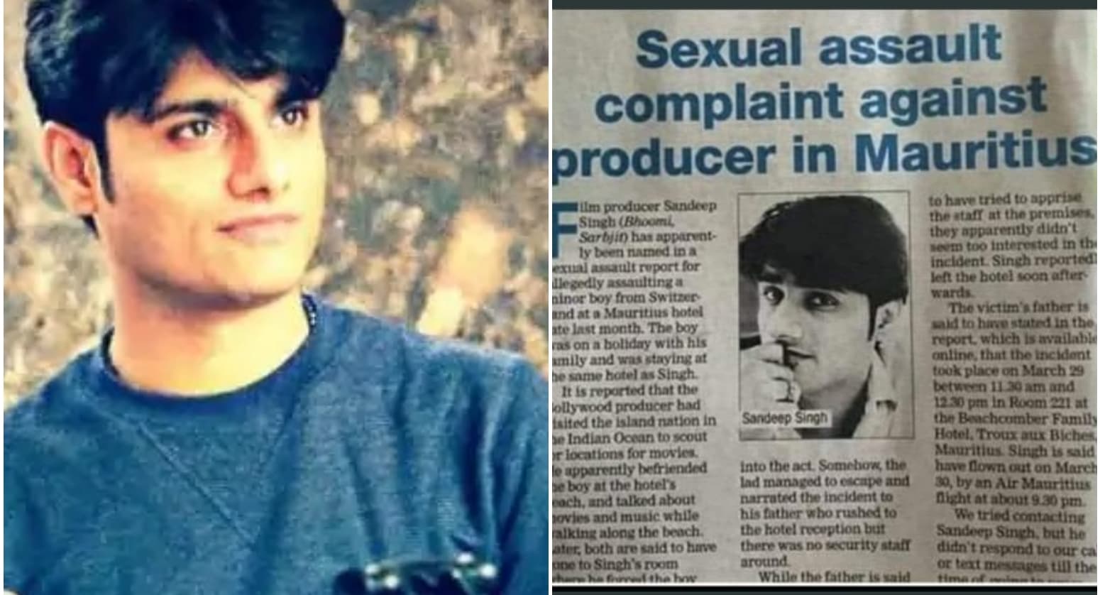 Produser Sandeep Singh Dilaporkan Lakukan Pelecehan Seksual pada Bocah Laki-laki di Hotel Maritius