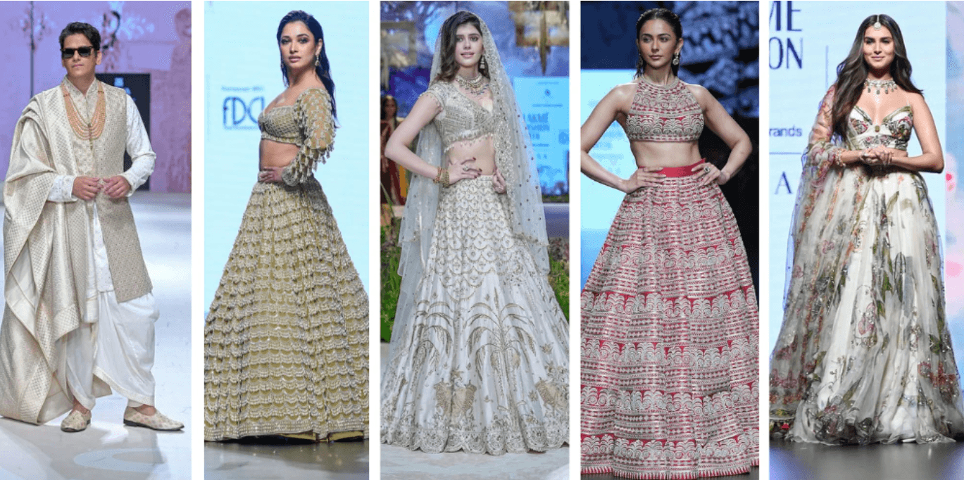 Inspirasi Gaun Pernikahan di Lakme Fashion Week