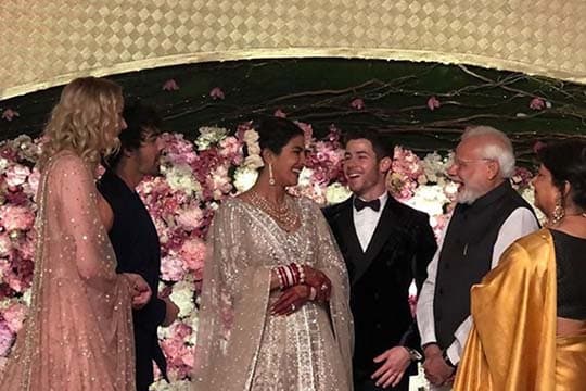 Narendra Modi Jadi Tamu Kehormatan Di Resepsi Priyanka dan Nick