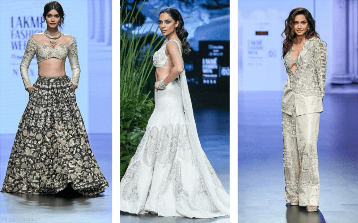 Diana Penty, Kriti Karbanda & Sobhita Dhulipala di Lakme Fashion Week
