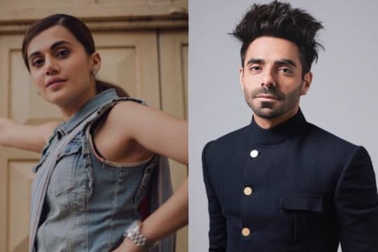 Aparshakti Khuranna Temani Taapsee Pannu dalam Film Rashmi Rocket