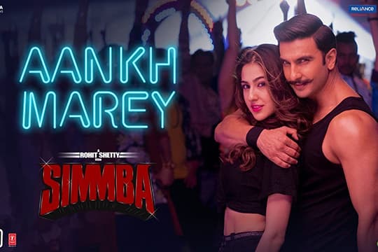 Aankh Marey: Lagu Promosi Simmba yang Energik
