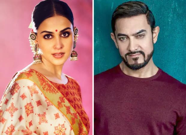 Genelia Deshmukh Dampingi Aamir Khan di Sitaare Zameen Par