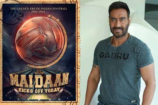 Ajay Devgan Selesaikan Jadwal Pertama Film Maidaan
