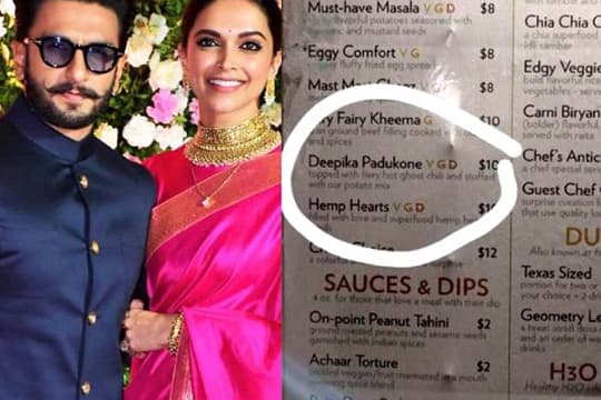 Reaksi Deepika Padukone Saat Melihat Namanya Tercantum sebagai Menu
