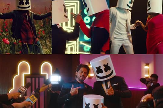 DJ Marshmello Rilis Lagu India, Video Klip Dipenuhi Adegan Ikonik Shah Rukh Khan