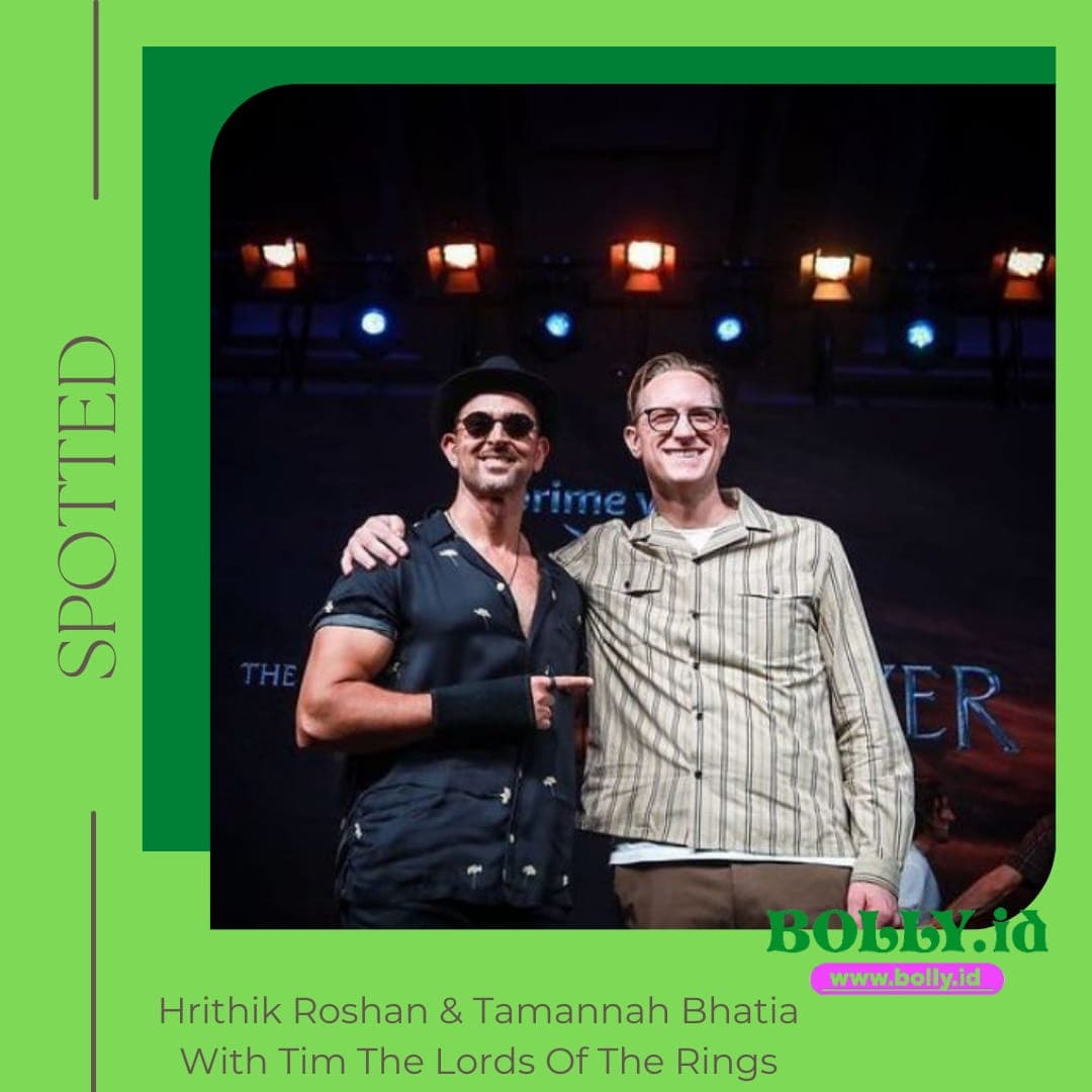 Hritik Roshan With Tim The Lord Of The Rings